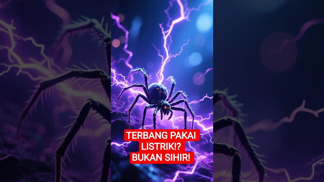 Bukan Sihir! Laba-Laba Terbang Pakai Listrik Statis! 