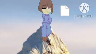 Frisk after climbing Mt. Ebott:
