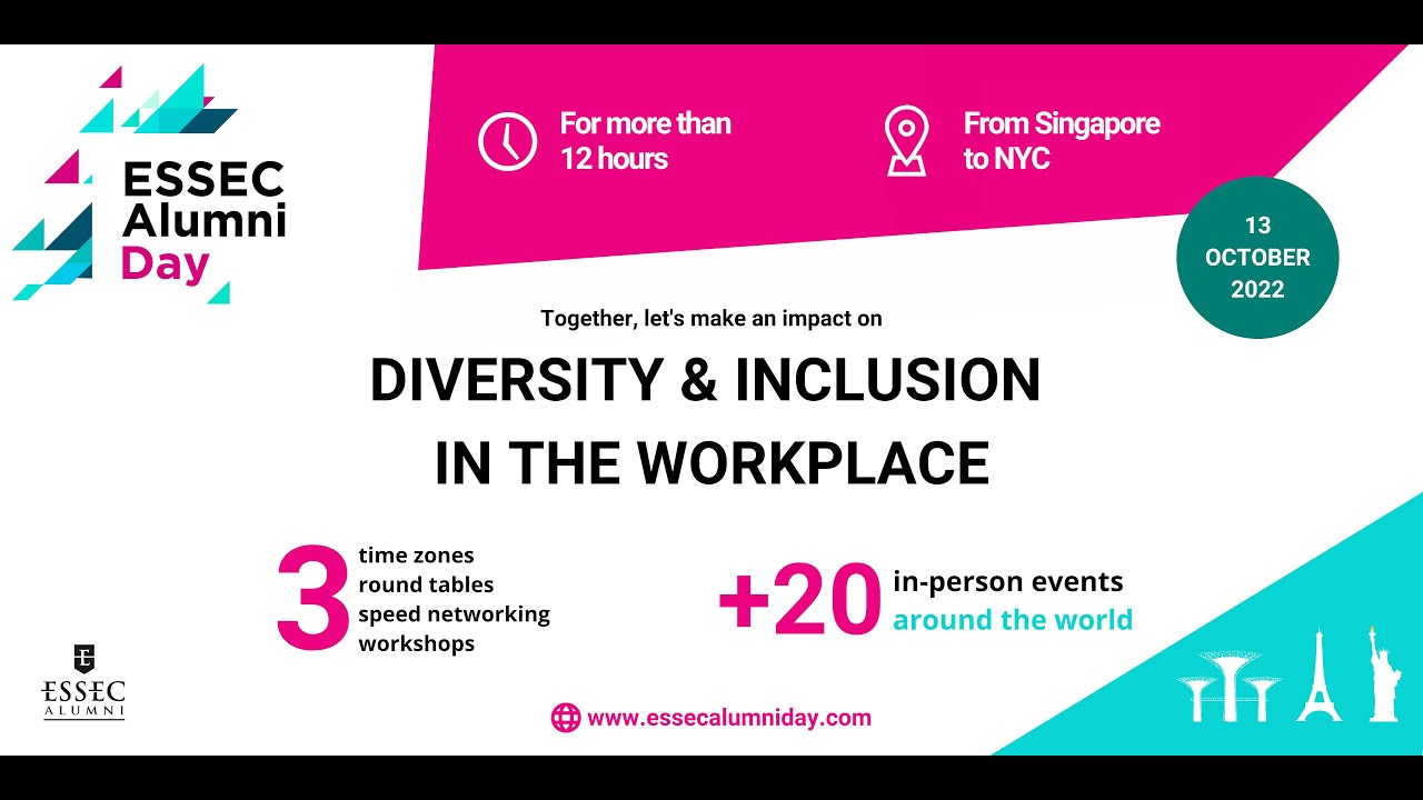 ESSEC ALUMNI DAY 2022 | Diversity & Inclusion in the workplace - YouTube