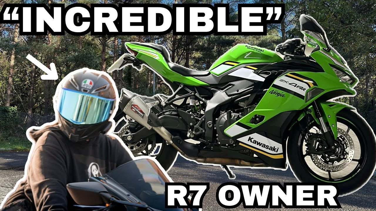 Владелец R7 прокатился на моем ZX4RR… Уморительная реакция 😂