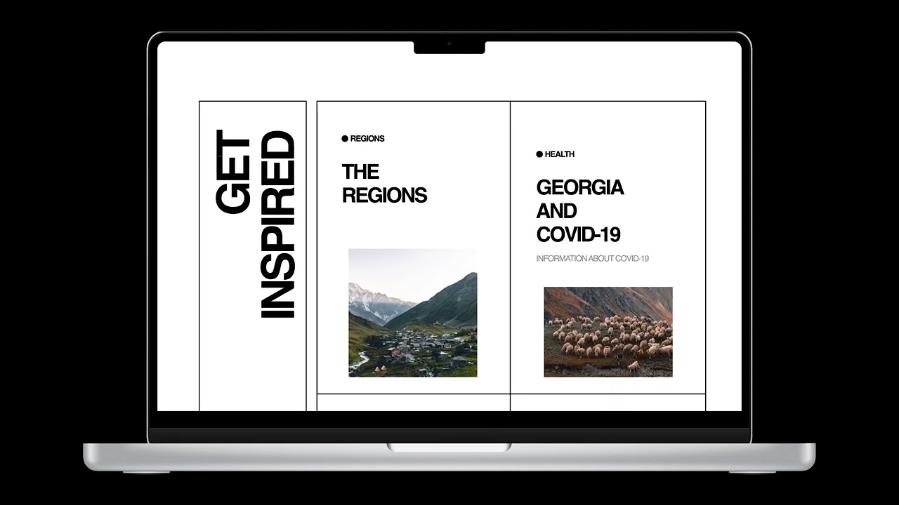 Website design for a travel company