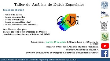 Taller de Análisis de Datos Espaciales. Mapas Básicos con GeoDa