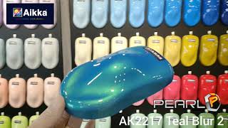 Aikka Ak2217 Teal Blue Colour Effect