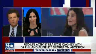 Tucker Carlson Lila Rose Pro-Life Anti-Abortion Clip 2