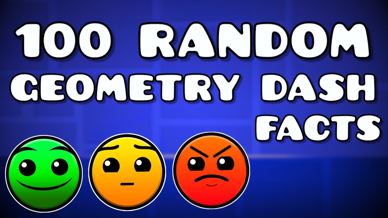 100 Random Geometry Dash Facts - YouTube
