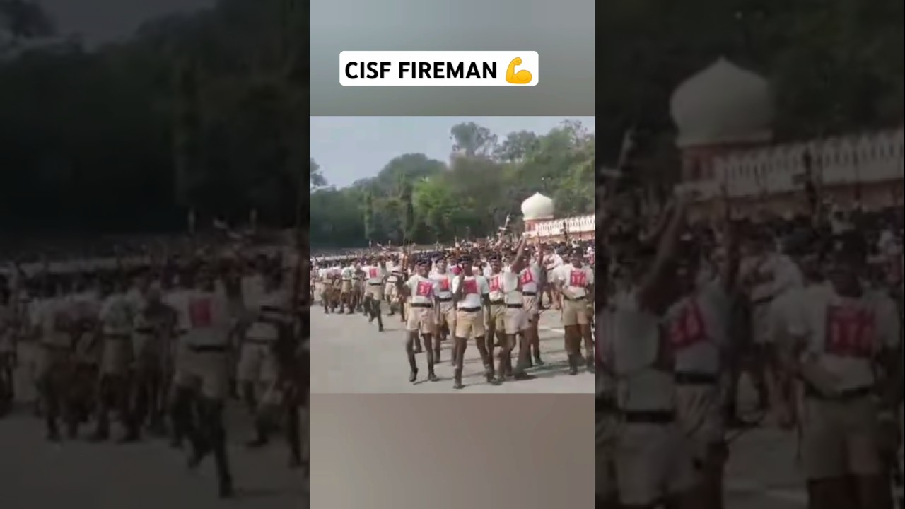 CISF Fireman training time pr masti 