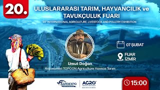 Agronomist Topcon Agriculture Hassas Tarım Umut Doğan / Agroexpo İzmi̇r