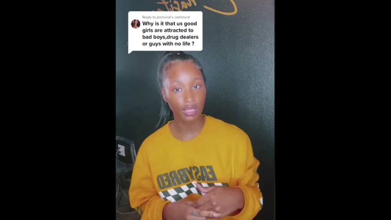 She explains why good women choose to be with drug dealers. yall have to hear this