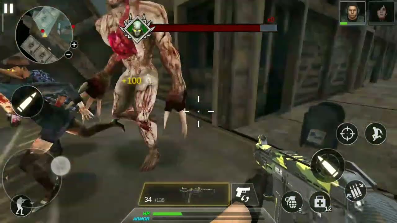 91 kill kiya hu zombie city me || FPS Strike Ops Modern Arena || lets play