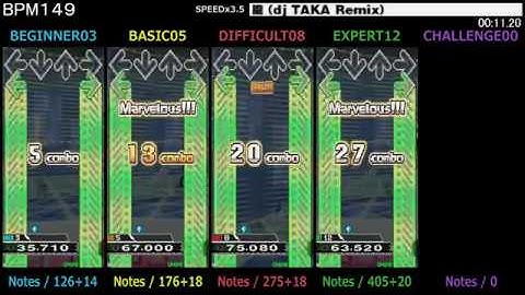 DDR / 朧 (dj TAKA Remix) - SINGLE (DanceDanceRevolution A)