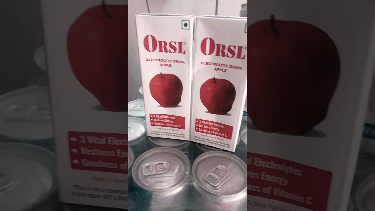 orsl electrolyte drink apple