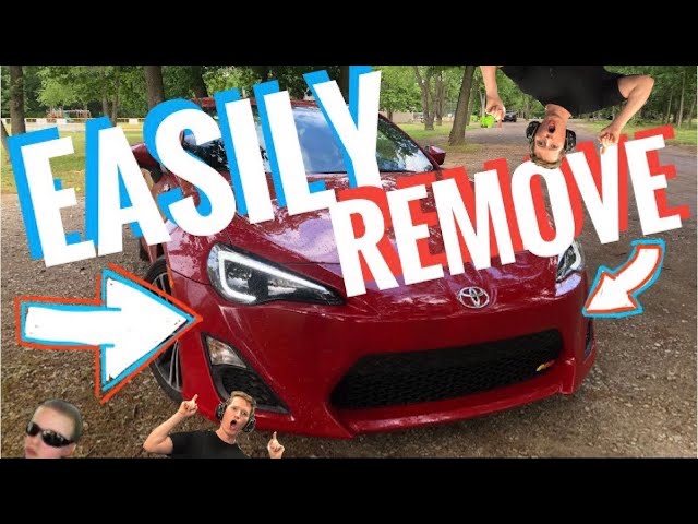 How To QUICKLY Remove a 2013-16 Scion FRS/ Subaru BRZ Front Bumper! 