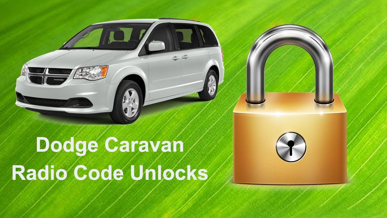 How To Find Your Dodge Caravan Radio Code - YouTube