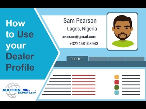 AuctionExport.com – How to Use a client profile - YouTube