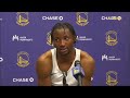 Jonathan Kuminga Postgame Interview | Golden State Warriors lose to Utah Jazz 124-123