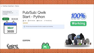 Pub/Sub: Qwik Start - Python #GSP094 #qwiklabs #arcade #gcp #python @qwiklabexplorers [2025] 🎁☁️🚀