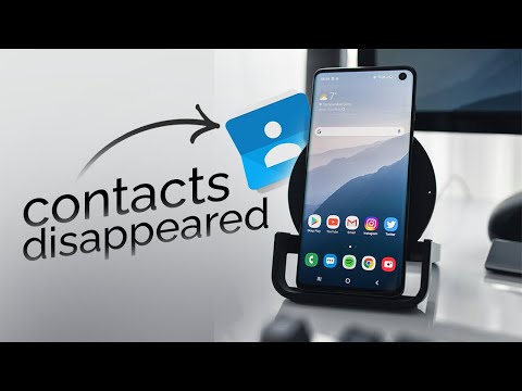How to Fix Contacts Disappeared from Android (tutorial)