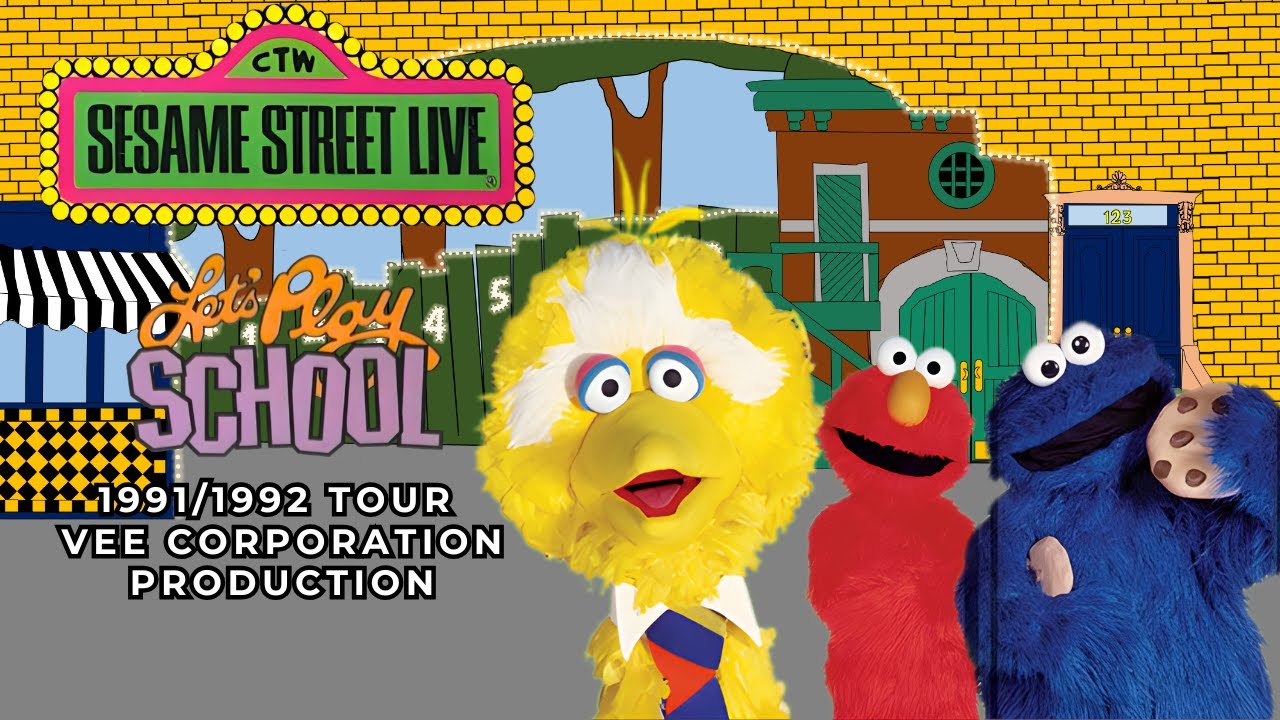 VEE Corporation Sesame Street Live! Let's Play School 91/92 East Coast Tour | Full Show