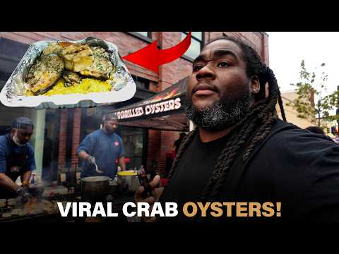 Trying VIRAL Crab Stuffed Charbroiled Oysters 🤯🦪 | Who Want Smoke Review