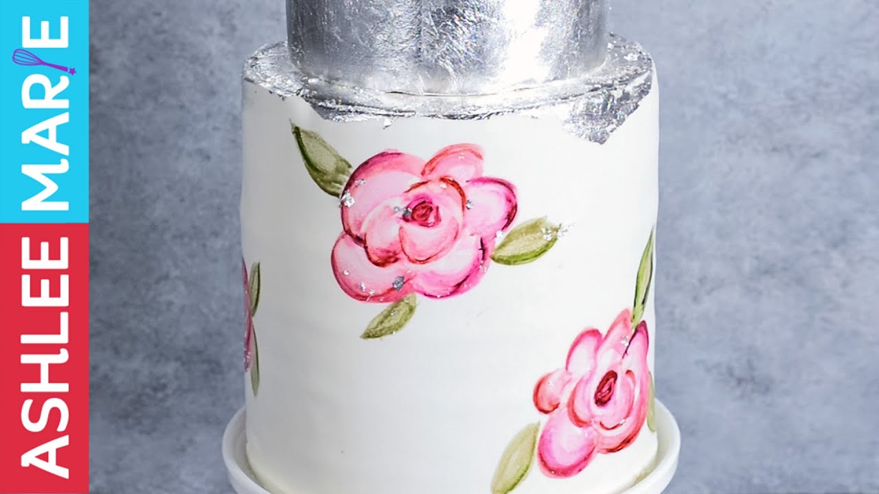 Watercolor Fondant Cake - Cooking LSL