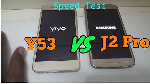 Vivo Y53 VS Samsung Galaxy J2 Pro Speed Test Comparison🔥🔥