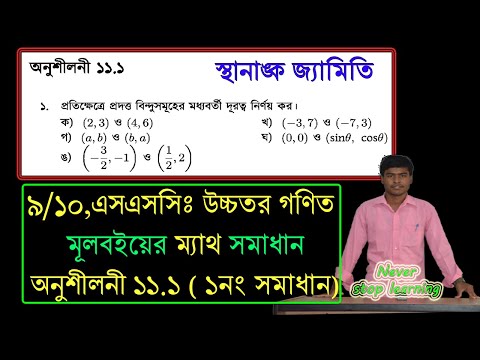 Distance between any two points || দুইটি বিন্দুর মধ্যবর্তী দূরত্ব