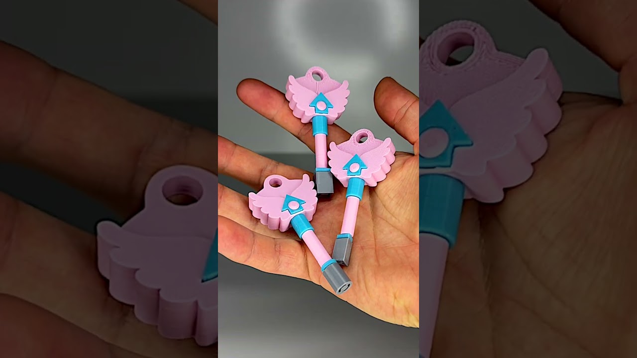 3D Printed Squid Game Keys and Lock