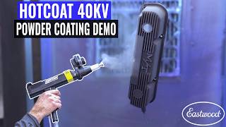 Powder Coating Valve Covers with the HOTCOAT 40kV!