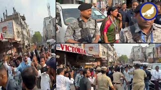 Hyderabad: AIMIM, BJP Clash at Moghalpura near Victoria hotel