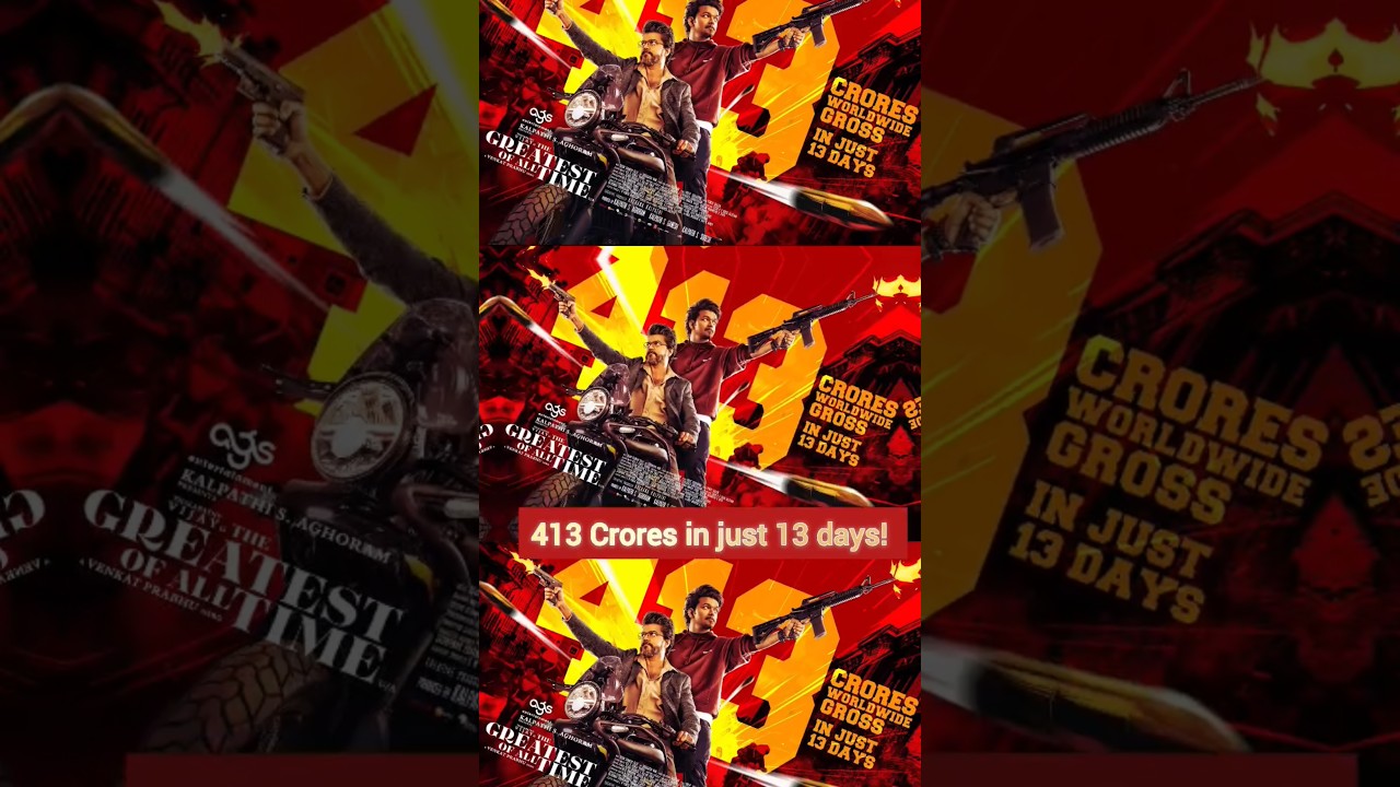 413 Crores in 13 days! GOAT - Mega Blockbuster 