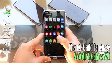 How to Change & add  language on Samsung Galaxy S20