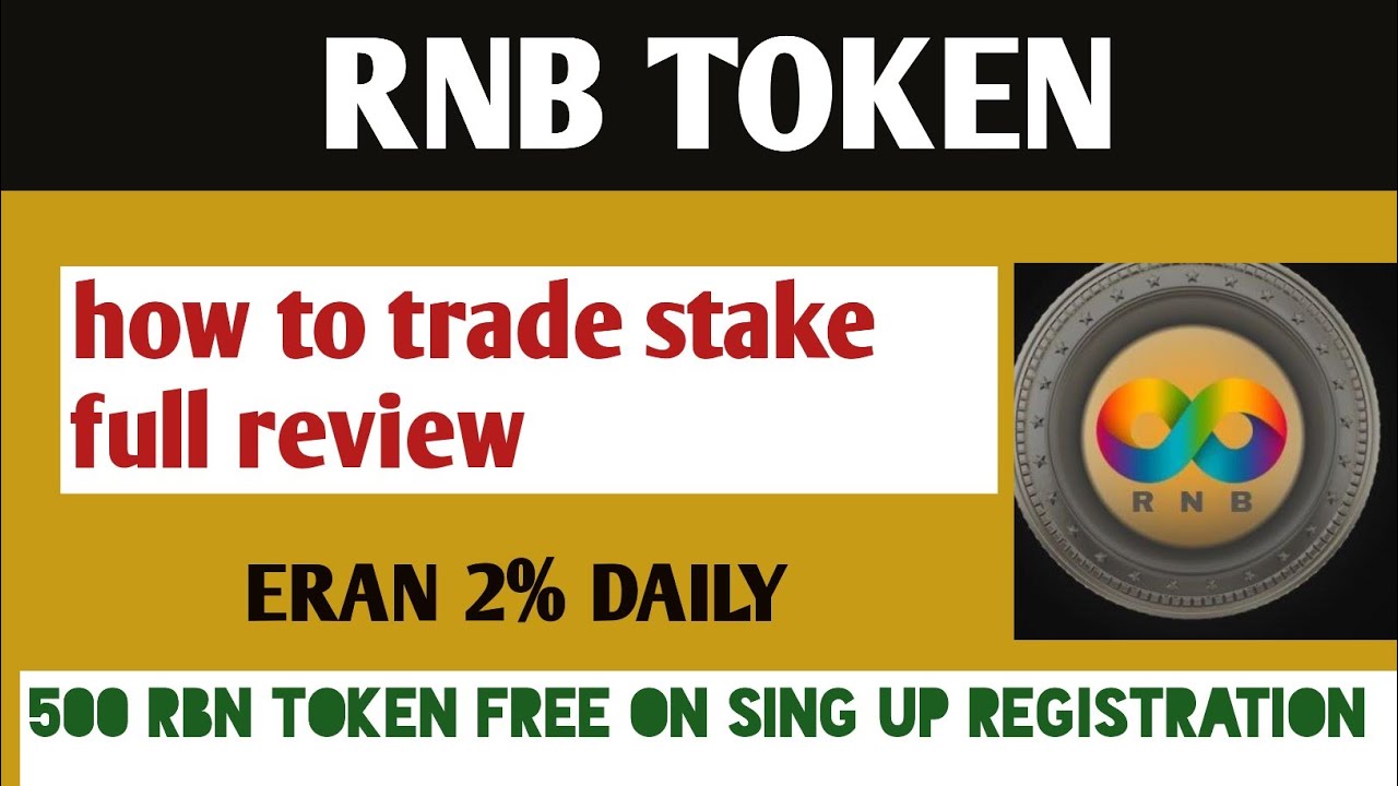 RNB token rainbow token full review how to buy trade and stake