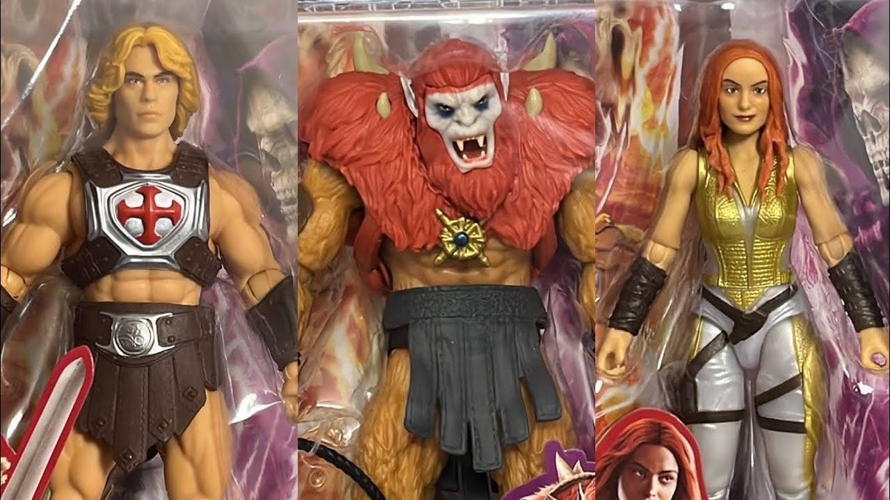 Новые фигурки персонажей из фильма "Властелины Вселенной" в руках: представлены фотографии Зверя.