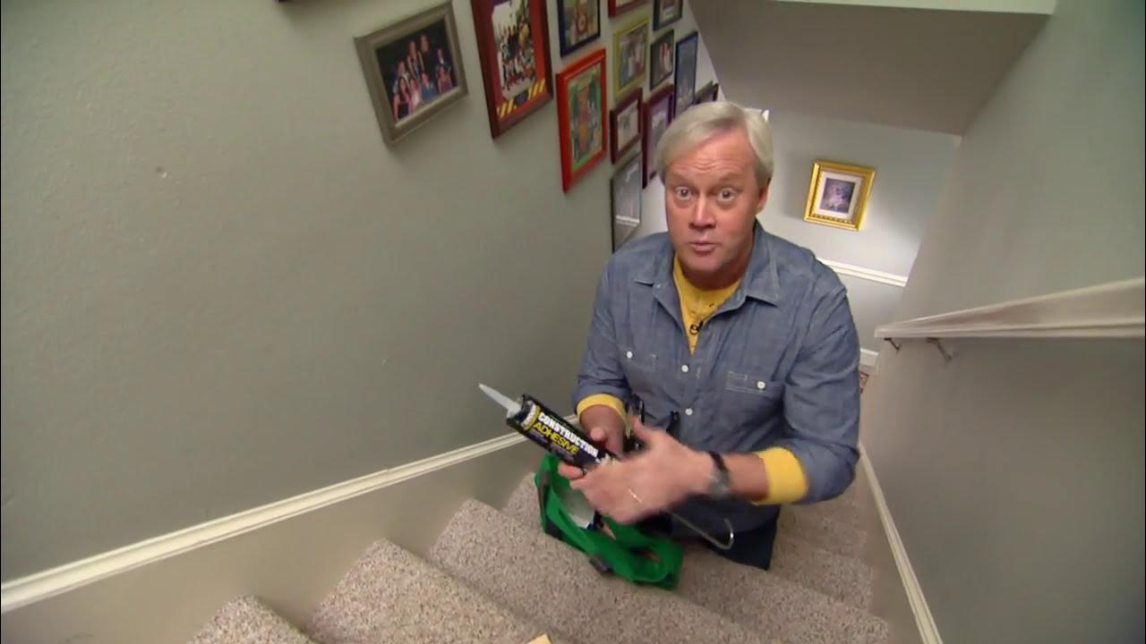 How to Fix Squeaky Stairs for Good! Today's Homeowner with Danny