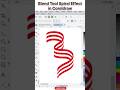 Blend Tool Spiral Effect in Coreldraw😲#coreldrawtips#coreldraw#coreldraw3d#coreldrawtutorial