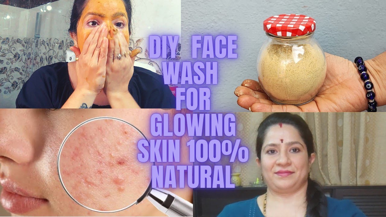 DIY Natural Face Wash For Pimples And Dark Spots Removal Best