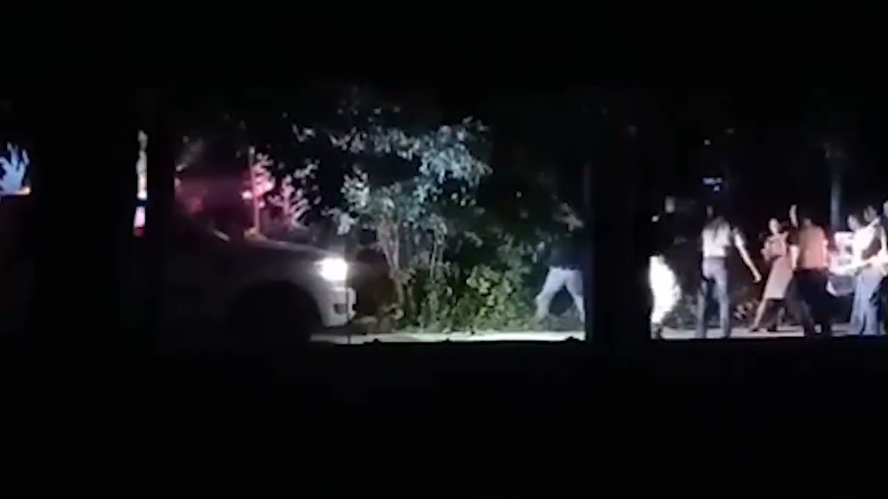 Police and Civilians Clash in Viral Video