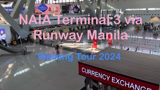 NAIA Terminal 3 via Runway Manila Walking Tour