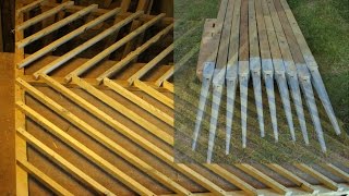 Make your own unique and robust architectural garden feature from free untreated pallet wood. This includes film includes making 