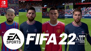 ROSTROS FIFA 22 NINTENDO SWITCH