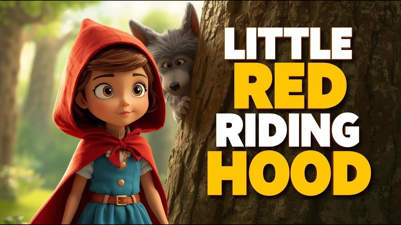 Little Red Riding Hood Story in Easy English | A1 Beginner Listening Podcast