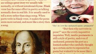 AP Literature Poetry: Blank Verse