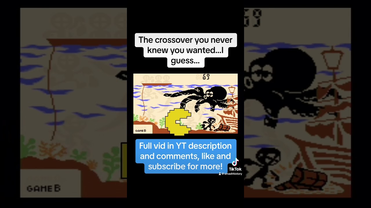 PAC-MAN VS MR. GAME & WATCH 