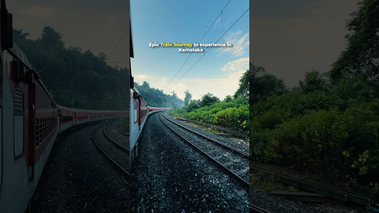 Most beautiful train journey in Karnataka. Don’t miss😍 