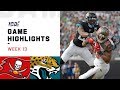 Buccaneers vs. Jaguars Week 13 Highlights | NFL 2019