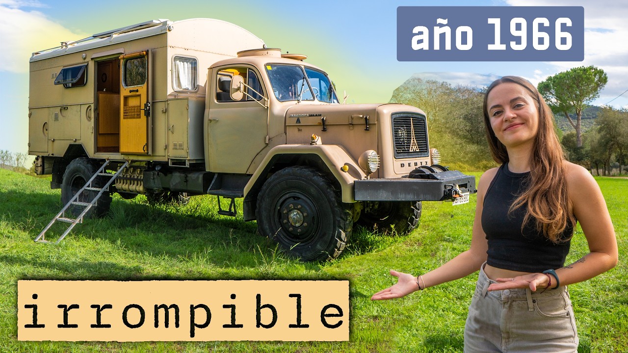 👉 Esto sí que eran camiones 🤯 4x4 Van Tour español Magirus Deutz histórico 🚚 Vivir en ruta
