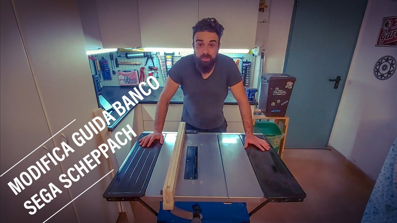 Modifica Guda Banco Sega SCHEPPANCH | Modification Saw Bench Guide