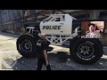 ОЧЕНЬ ПЛОХОЙ КОП на МОНСТР ТРАКЕ в GTA 5! ИГРА ЗА ПОЛИЦЕЙСКОГО! МОДЫ ГТА 5 LSPDFR