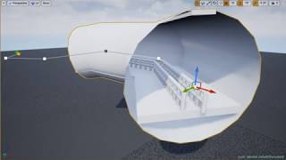 Procedural Houdini tunnel in Unreal Engine