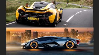 Mclaren P1 Vs Lamborghini Terzo Millennio Hybrid Power Vs Electric Future